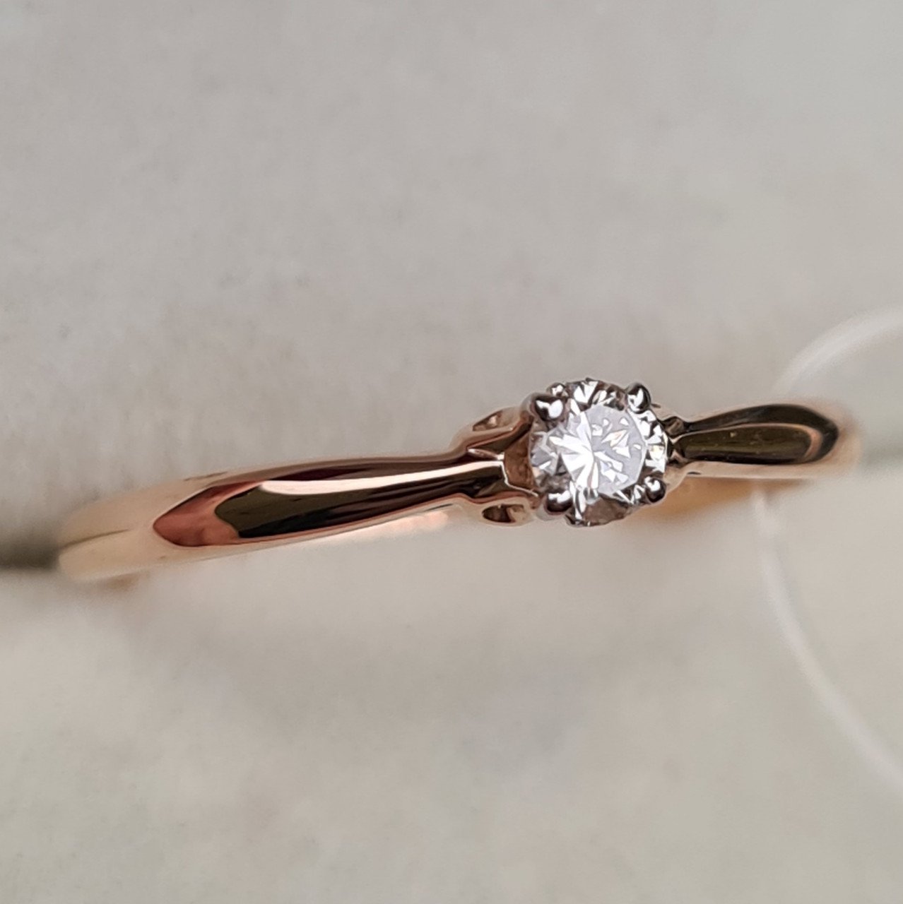 Кольцо Deimantas 98149670 17,5р 1,2гр 0,115ct. купить,NaN