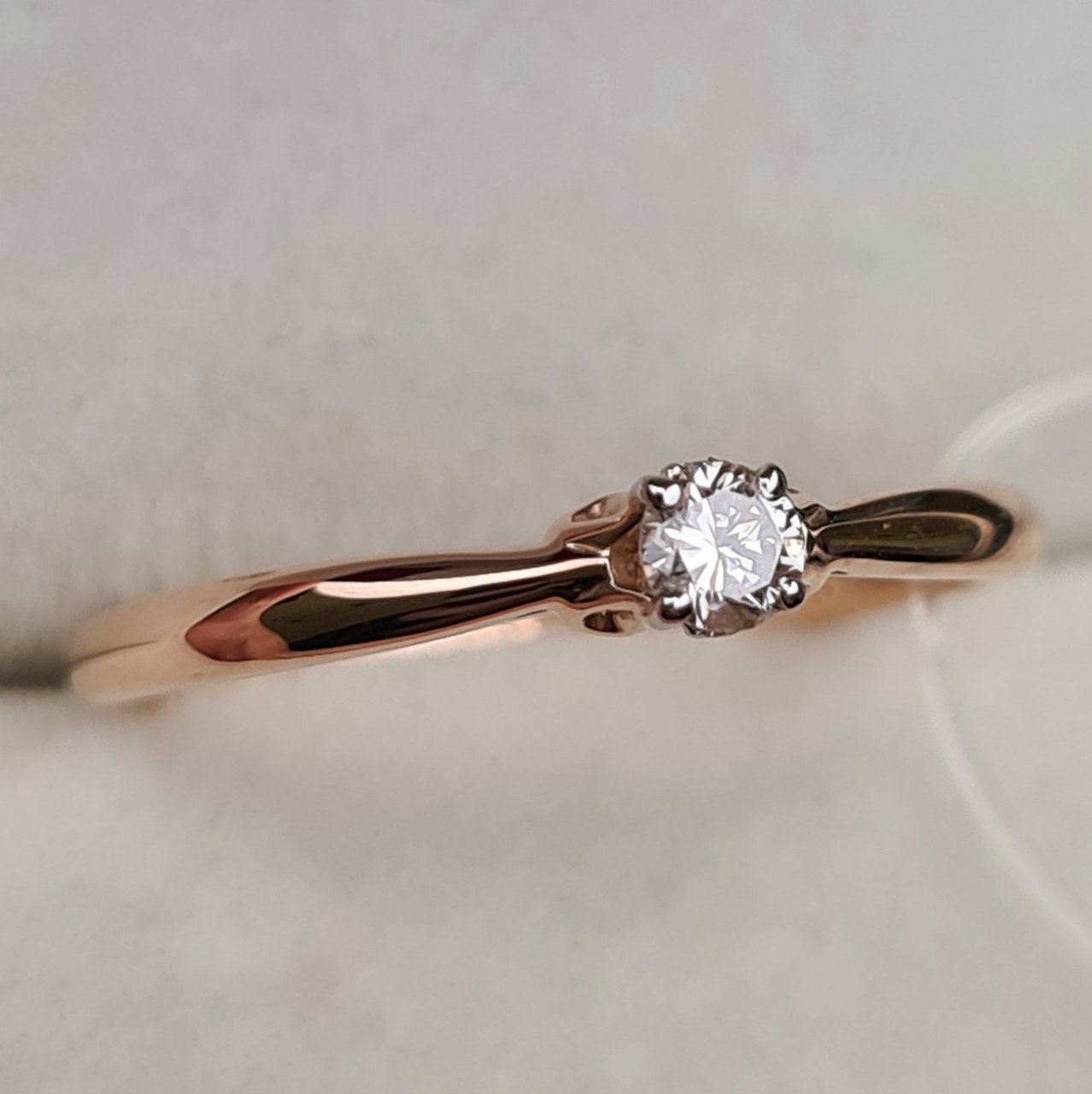 Кольцо Deimantas 98149670 17,5р 1,2гр 0,115ct. купить,NaN