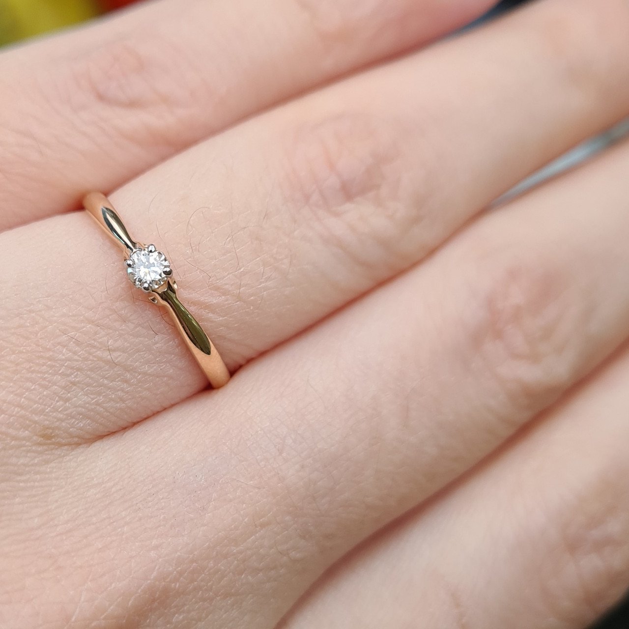 Кольцо Deimantas 98149670 17,5р 1,2гр 0,115ct. купить,NaN