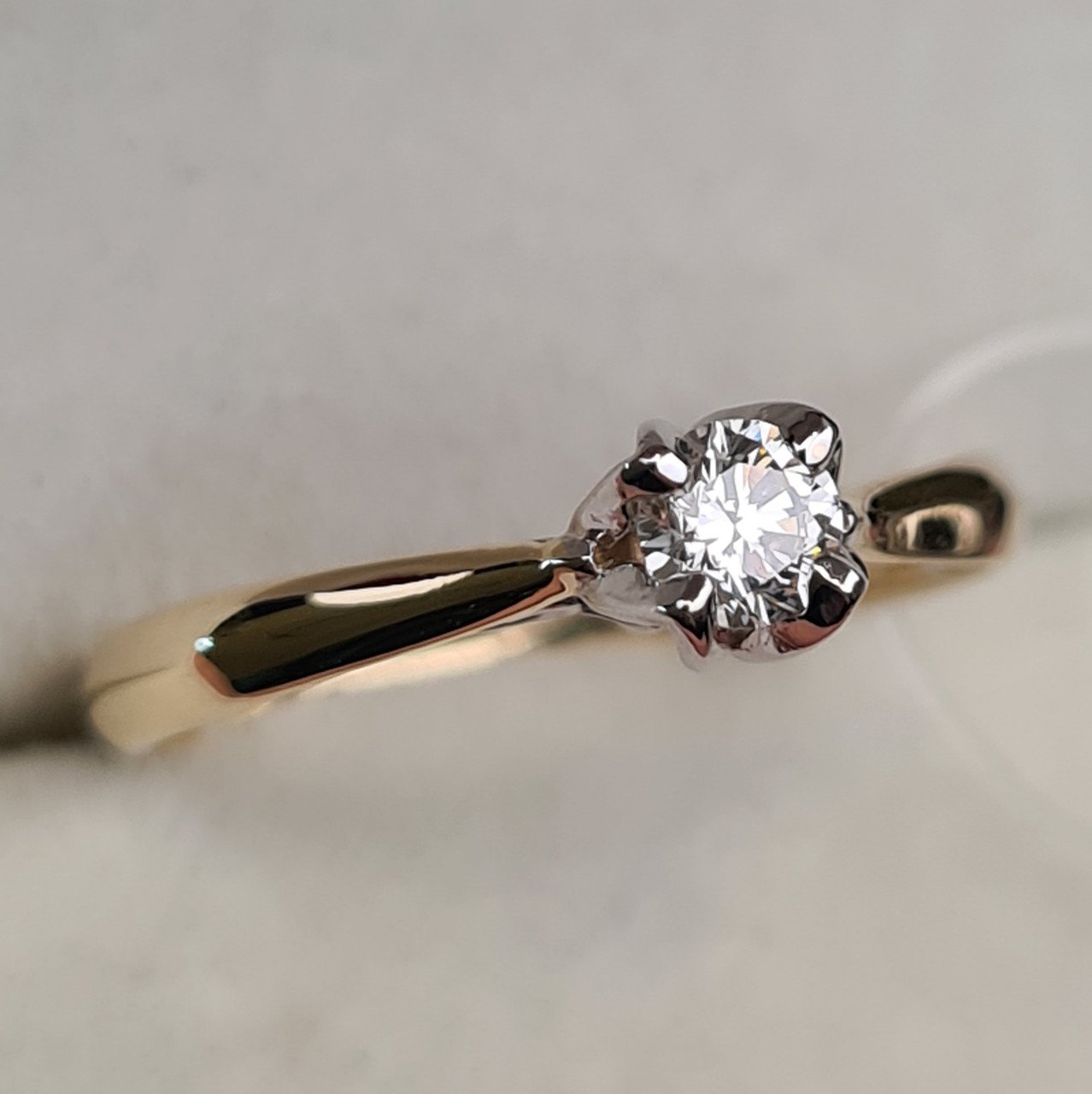 Кольцо Deimantas 98149684 16,5р 2,02гр 0,235ct. купить,NaN