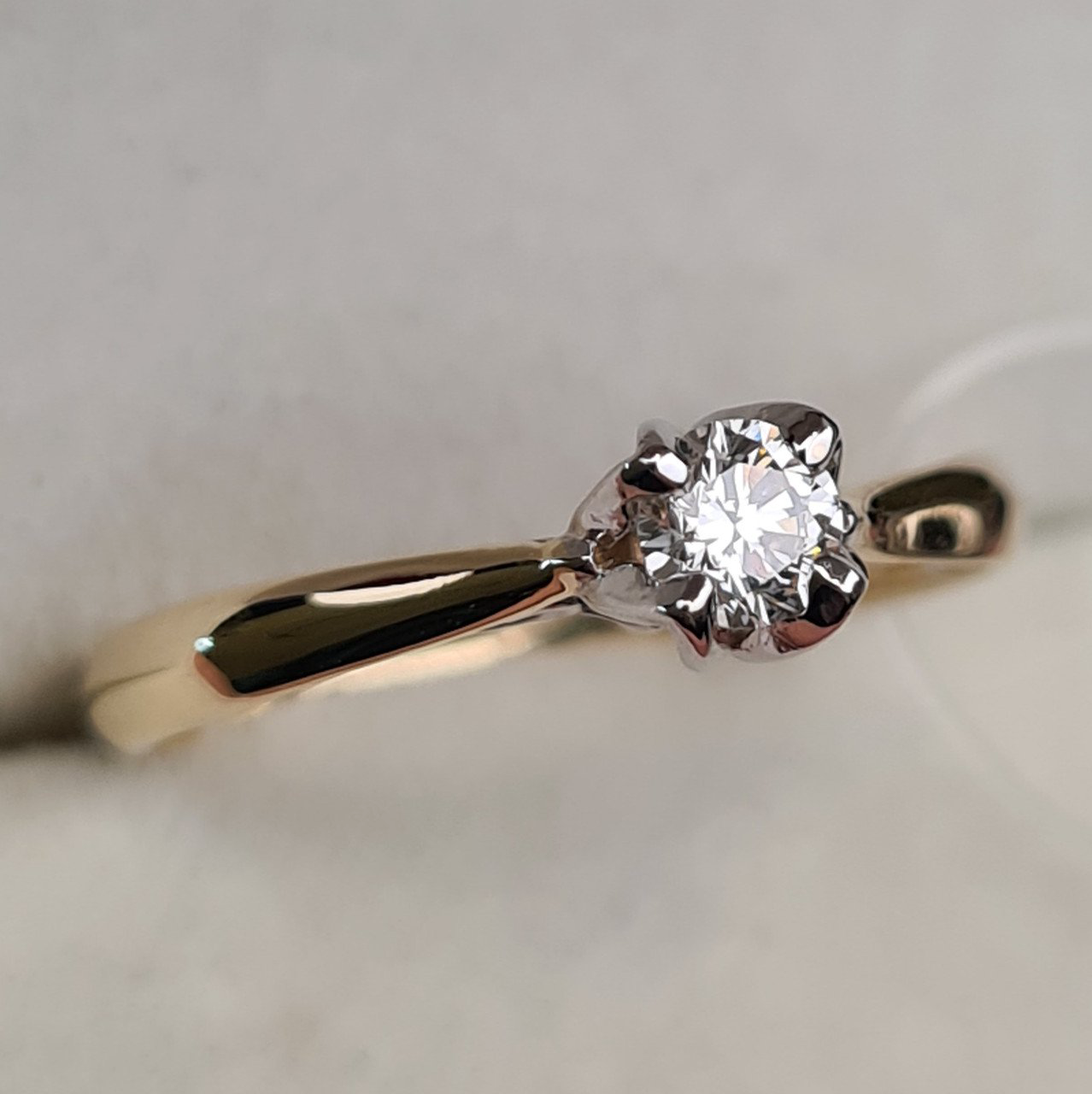 Кольцо Deimantas 98149684 16,5р 2,02гр 0,235ct. купить,NaN