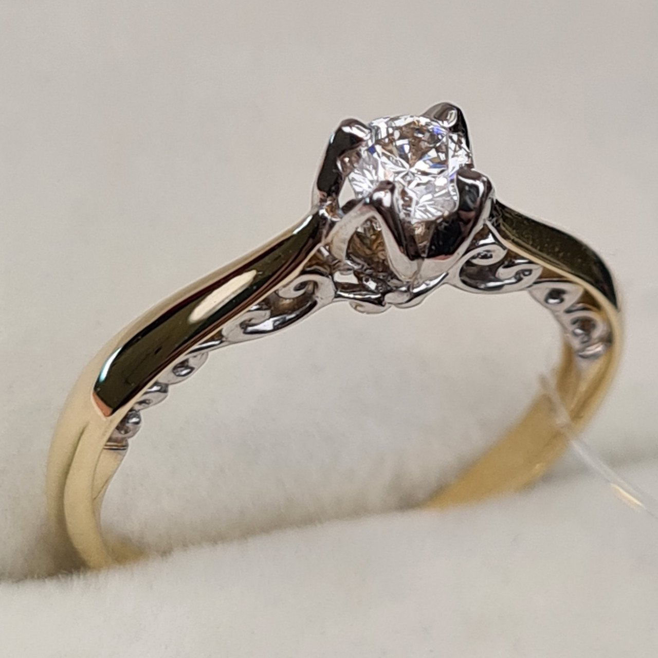 Кольцо Deimantas 98149684 16,5р 2,02гр 0,235ct. купить,NaN