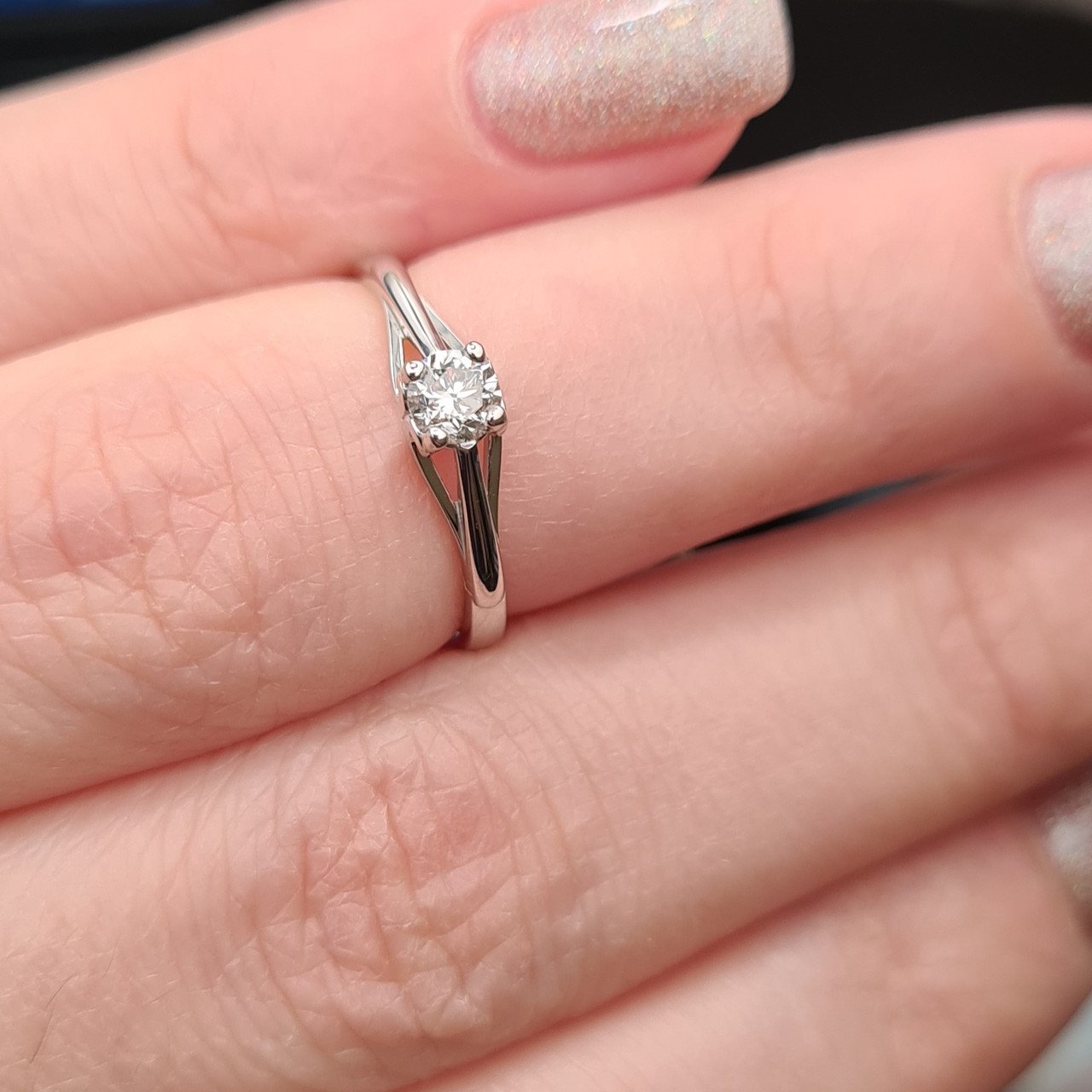 Кольцо Deimantas 98149450 15р 1,24гр 0,204ct. купить,NaN
