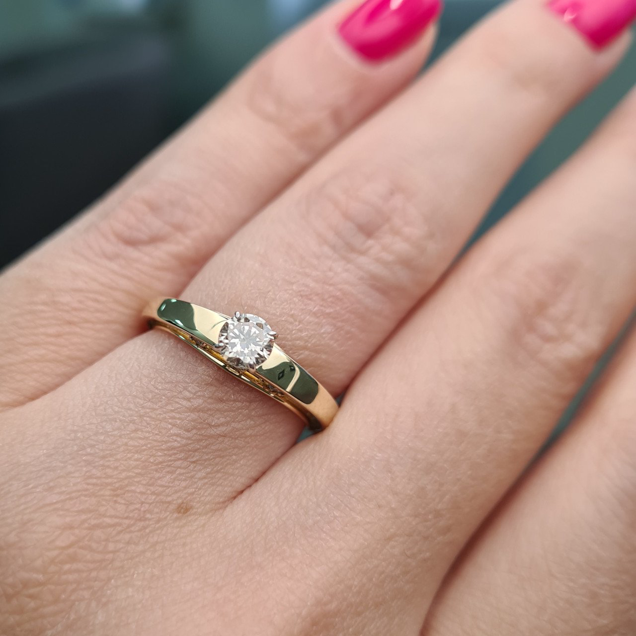 Кольцо Deimantas 93563780 17р 2,71гр 0,42ct. купить,NaN
