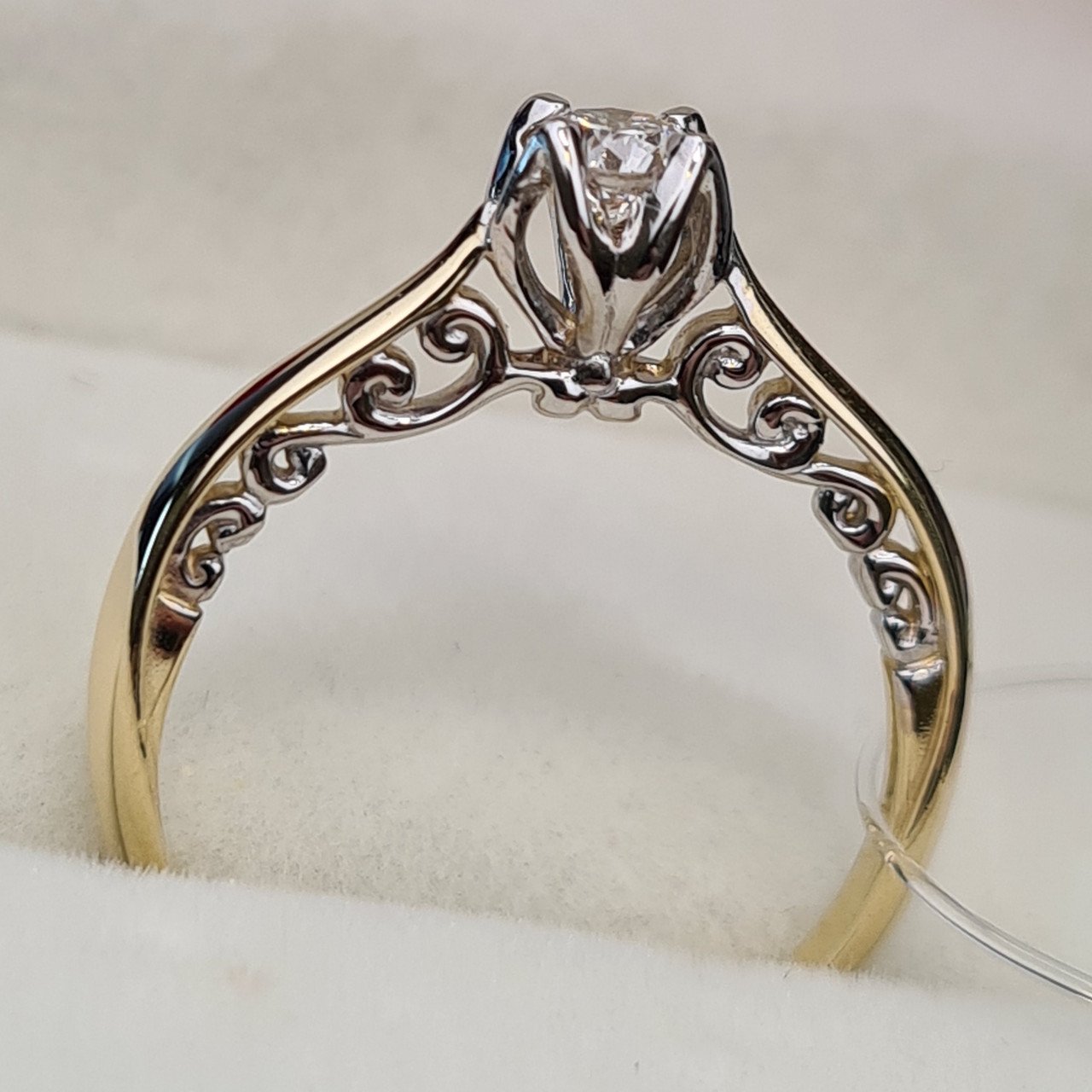 Кольцо Deimantas 98149684 16,5р 2,02гр 0,235ct. купить,NaN