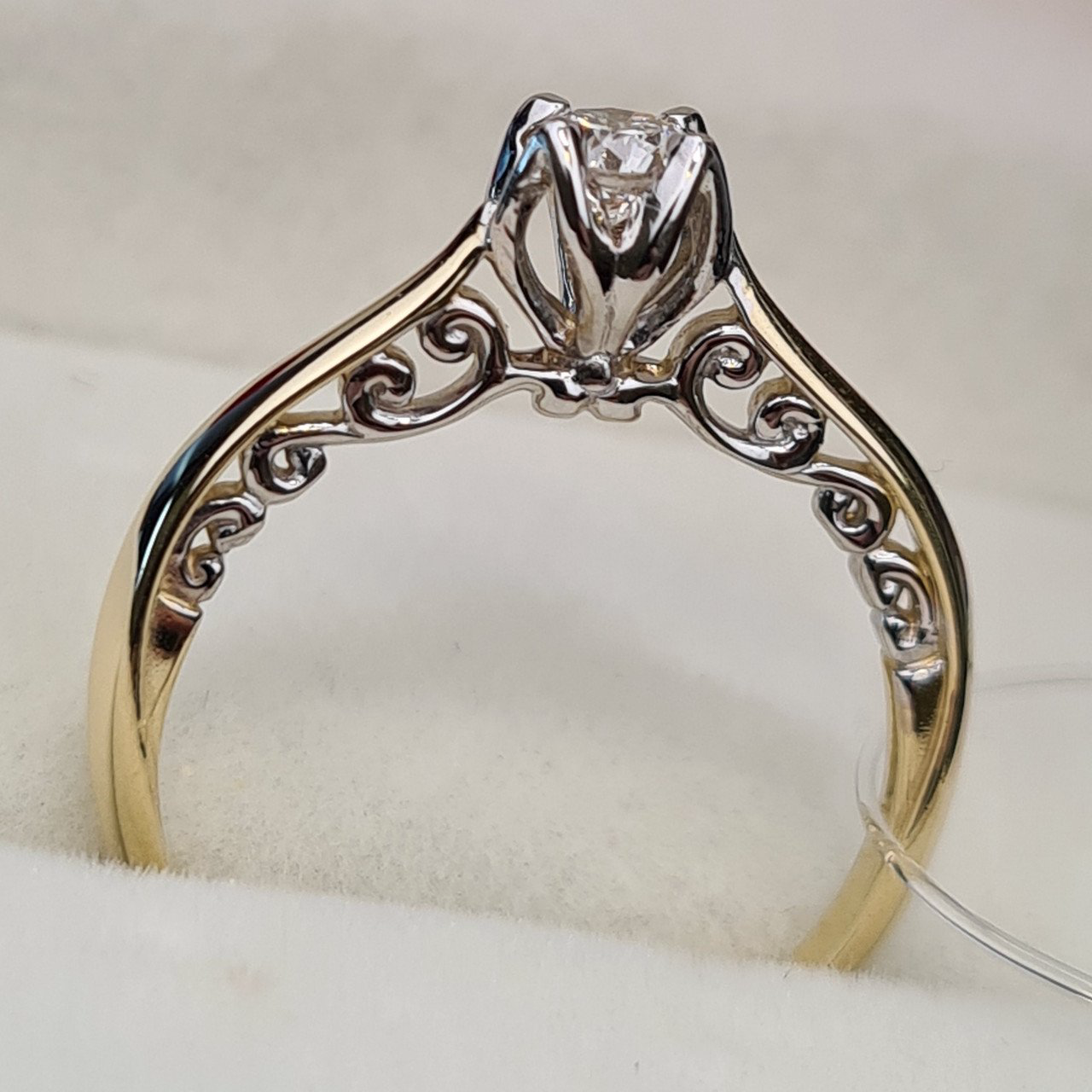 Кольцо Deimantas 98149684 16,5р 2,02гр 0,235ct. купить,NaN
