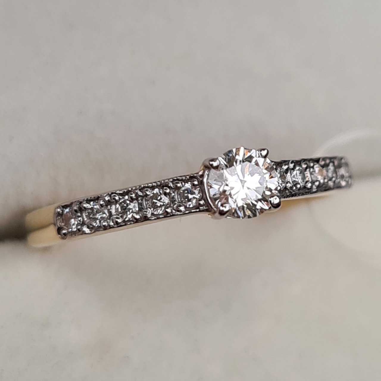 Кольцо Deimantas 98149702 15,5р 1,52гр 0,275ct. купить,NaN