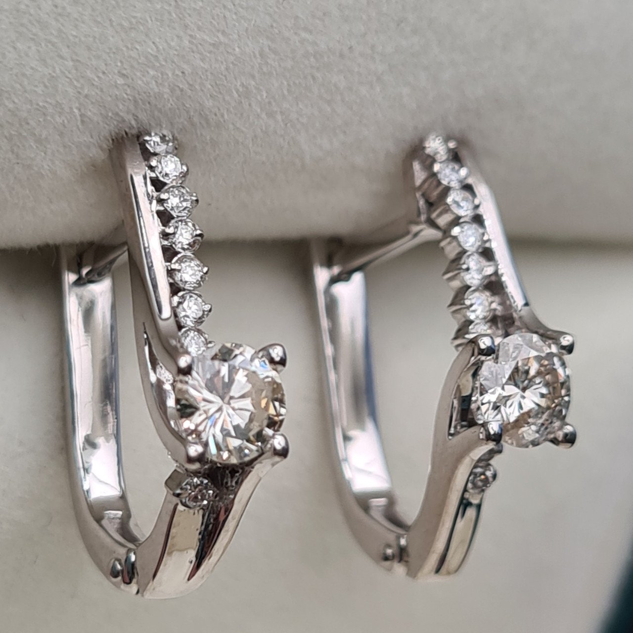 Серьги Deimantas 3,39гр 0,80ct. купить,NaN