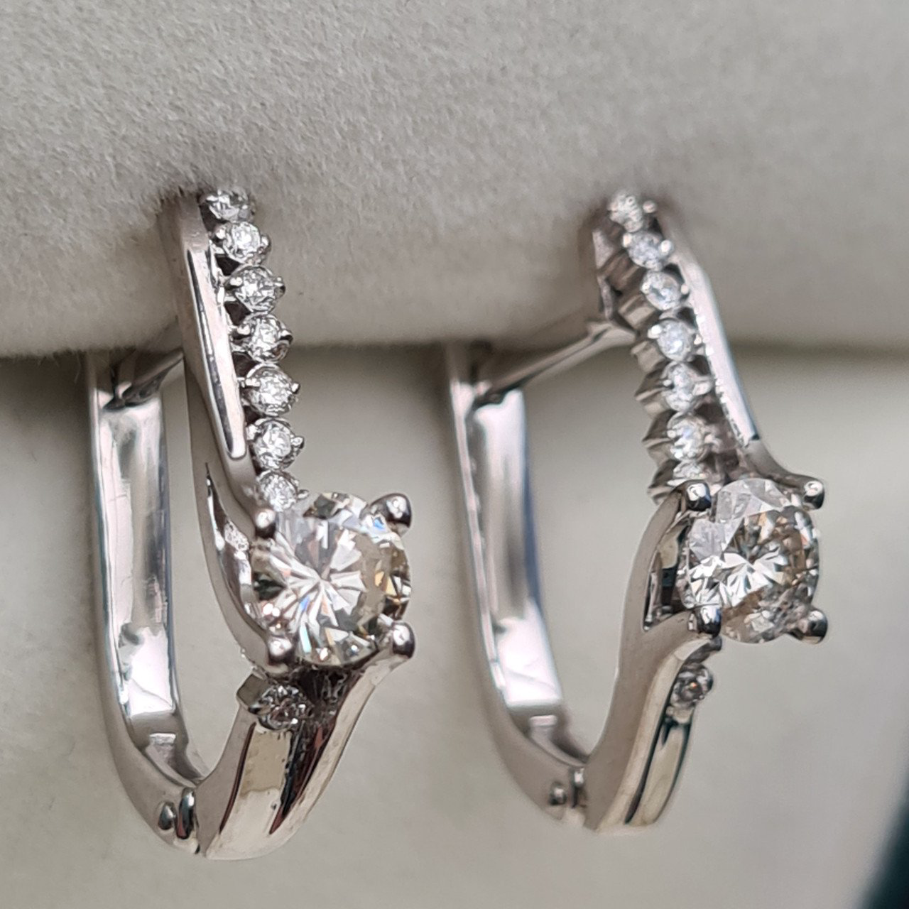Серьги Deimantas 3,39гр 0,80ct. купить,NaN