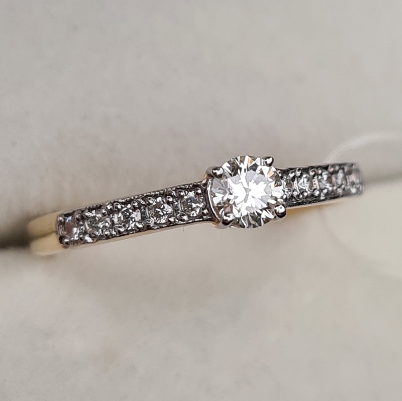 Кольцо Deimantas 98149702 15,5р 1,52гр 0,275ct. купить,NaN