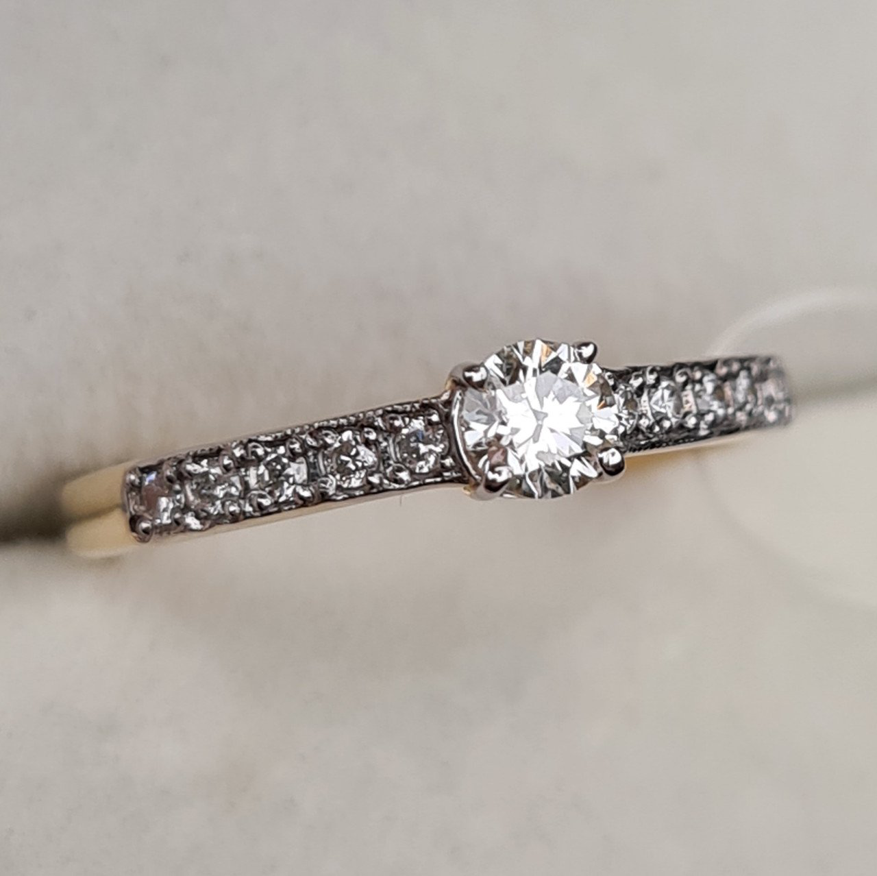 Кольцо Deimantas 98149702 15,5р 1,52гр 0,275ct. купить,NaN