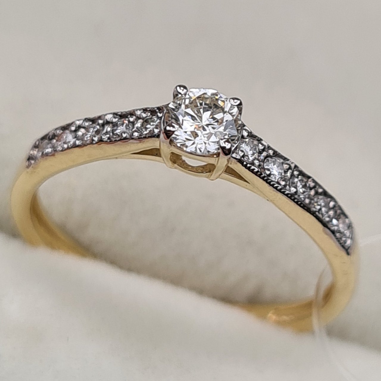 Кольцо Deimantas 98149702 15,5р 1,52гр 0,275ct. купить,NaN
