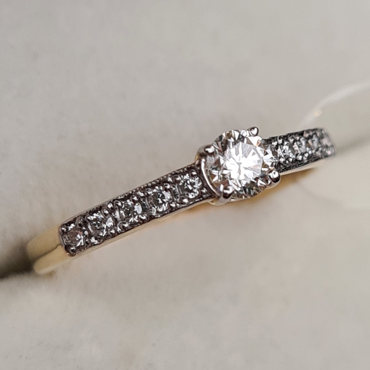 Кольцо Deimantas 98149702 15,5р 1,52гр 0,275ct. купить,NaN