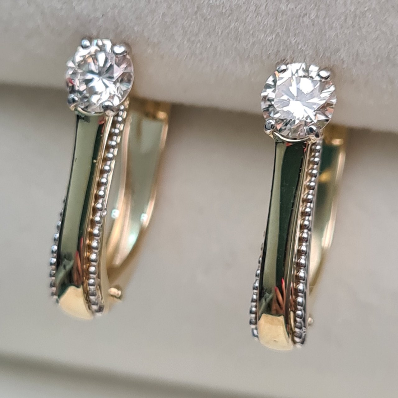 Серьги Deimantas 2,42гр 0,46ct. купить,NaN