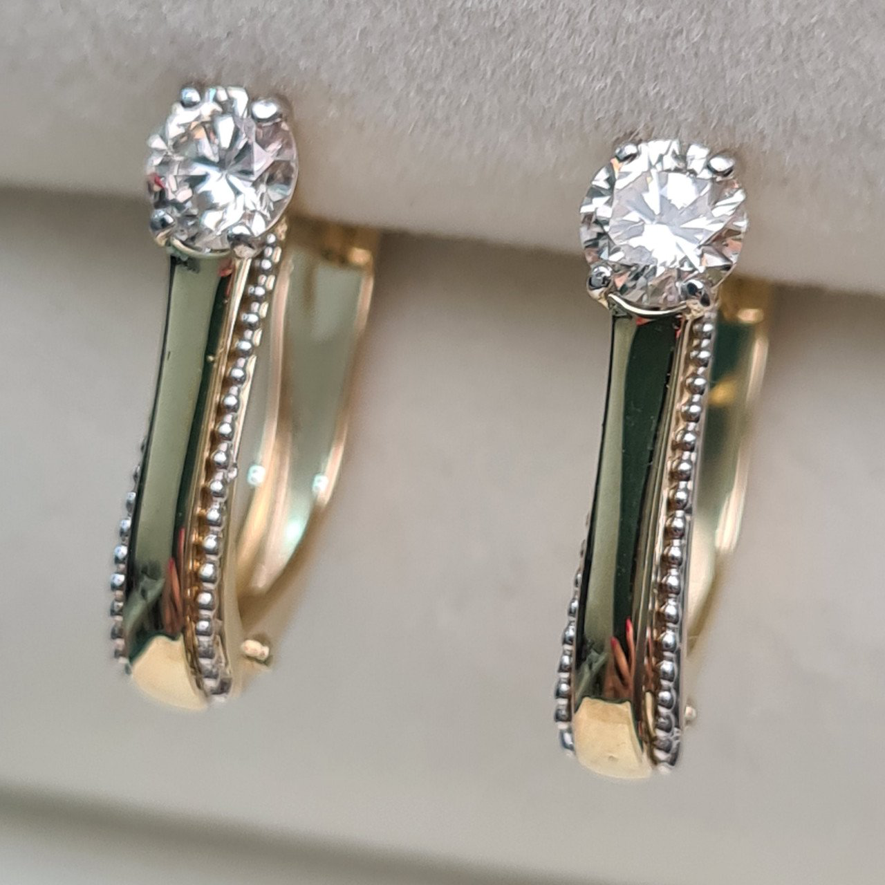 Серьги Deimantas 2,42гр 0,46ct. купить,NaN
