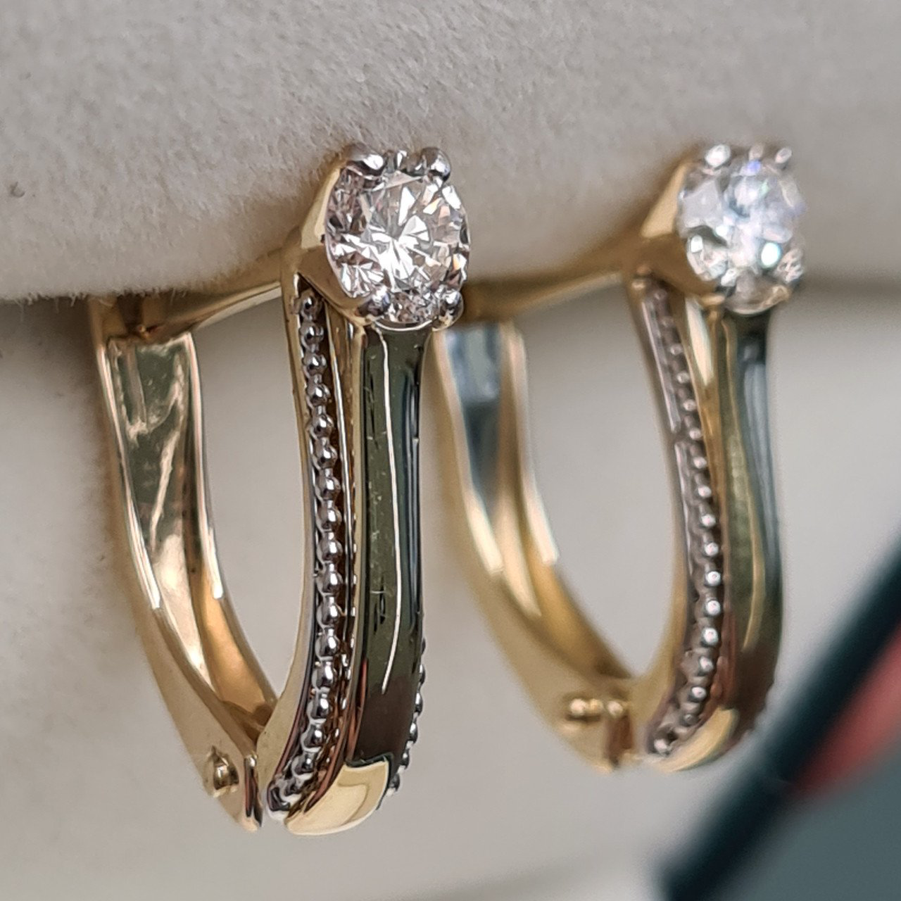 Серьги Deimantas 2,42гр 0,46ct. купить,NaN