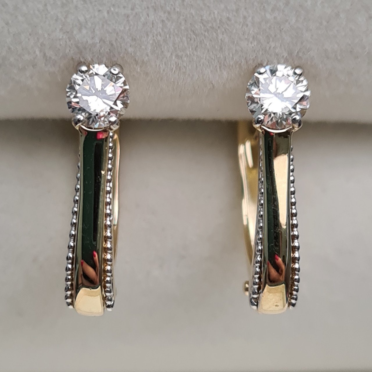Серьги Deimantas 2,42гр 0,46ct. купить,NaN