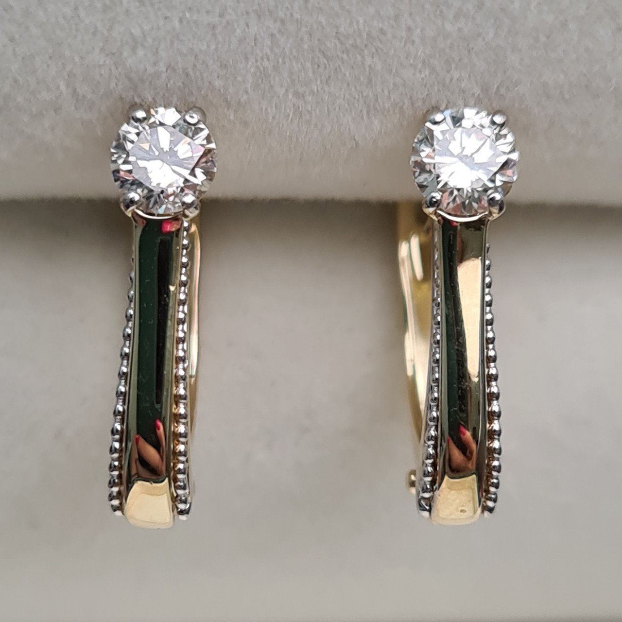 Серьги Deimantas 2,42гр 0,46ct. купить,NaN