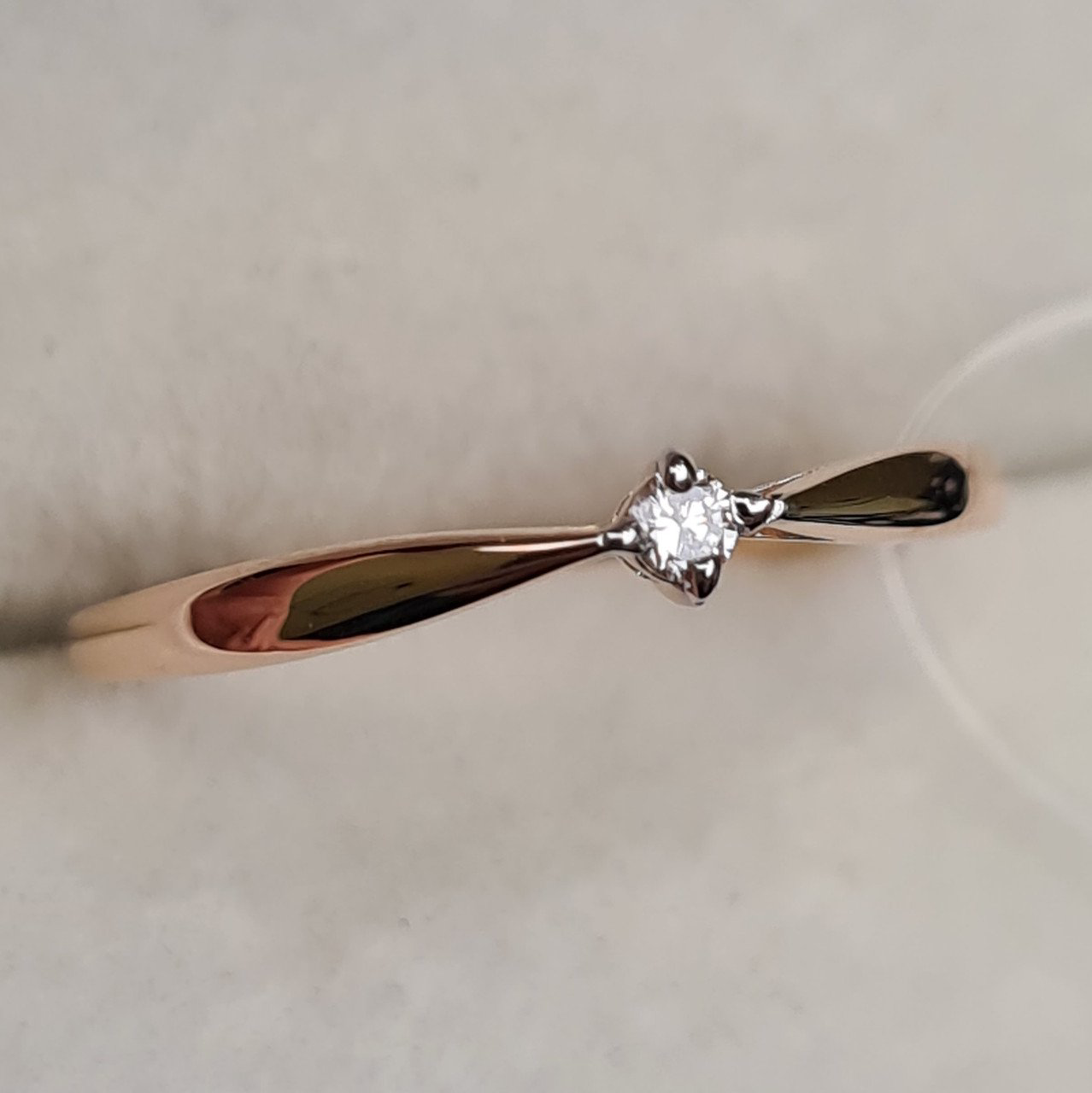 Кольцо Deimantas 98167344 15,5р 0,98гр 0,03ct. купить,NaN