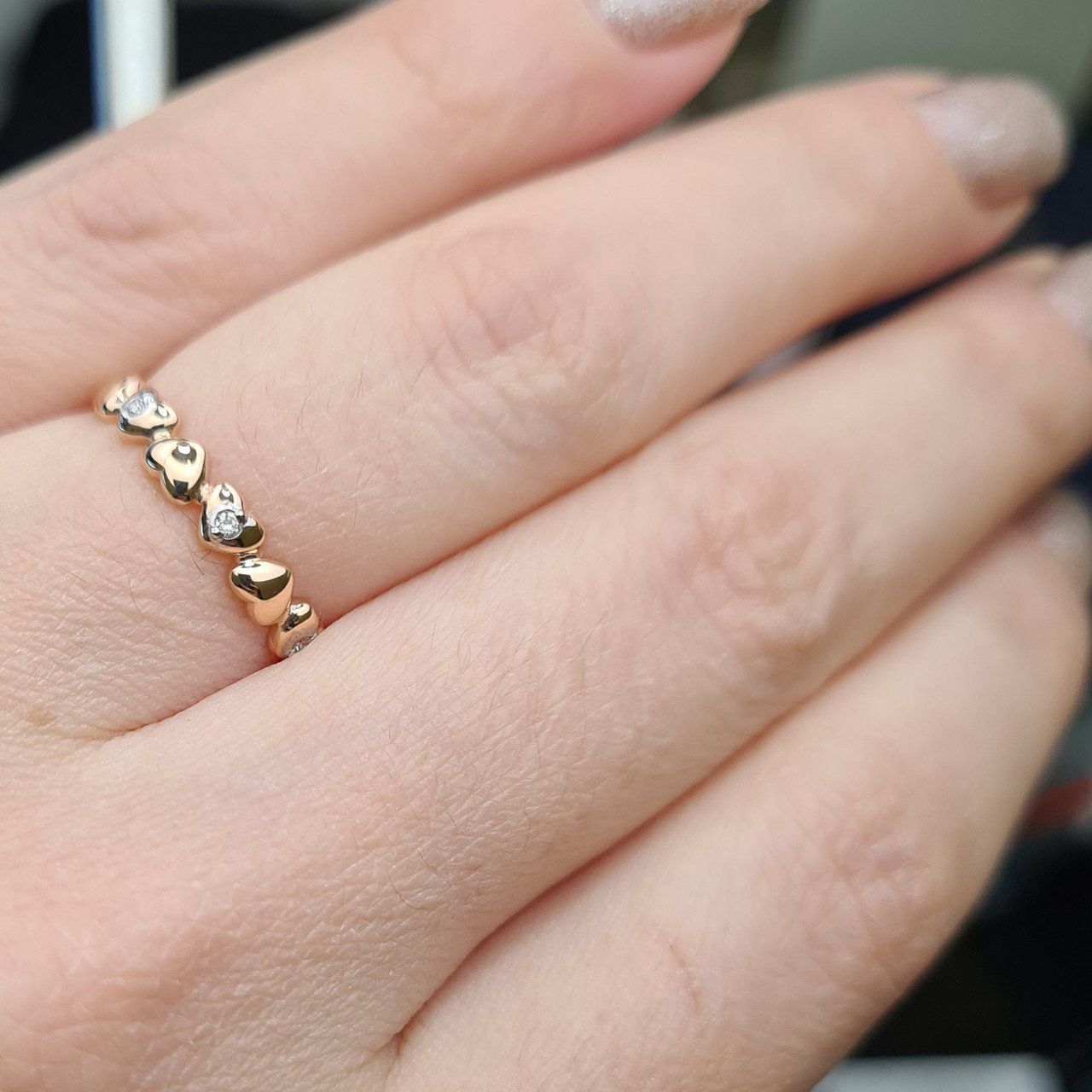 Кольцо Deimantas 98167334 17р 1,33гр 0,023ct. купить,NaN