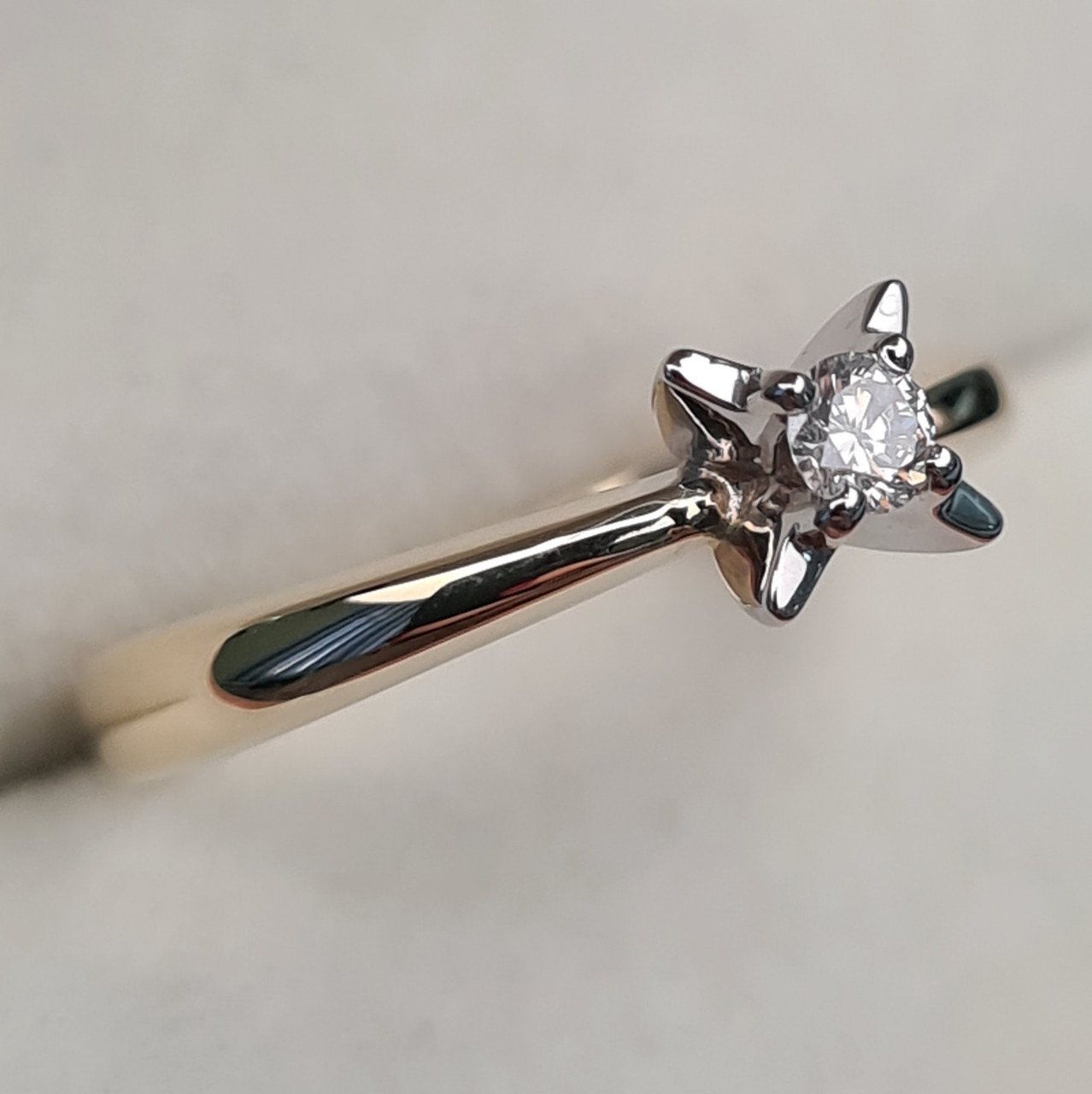 Кольцо Deimantas 98167352 18р 1гр 0,088ct. купить,NaN