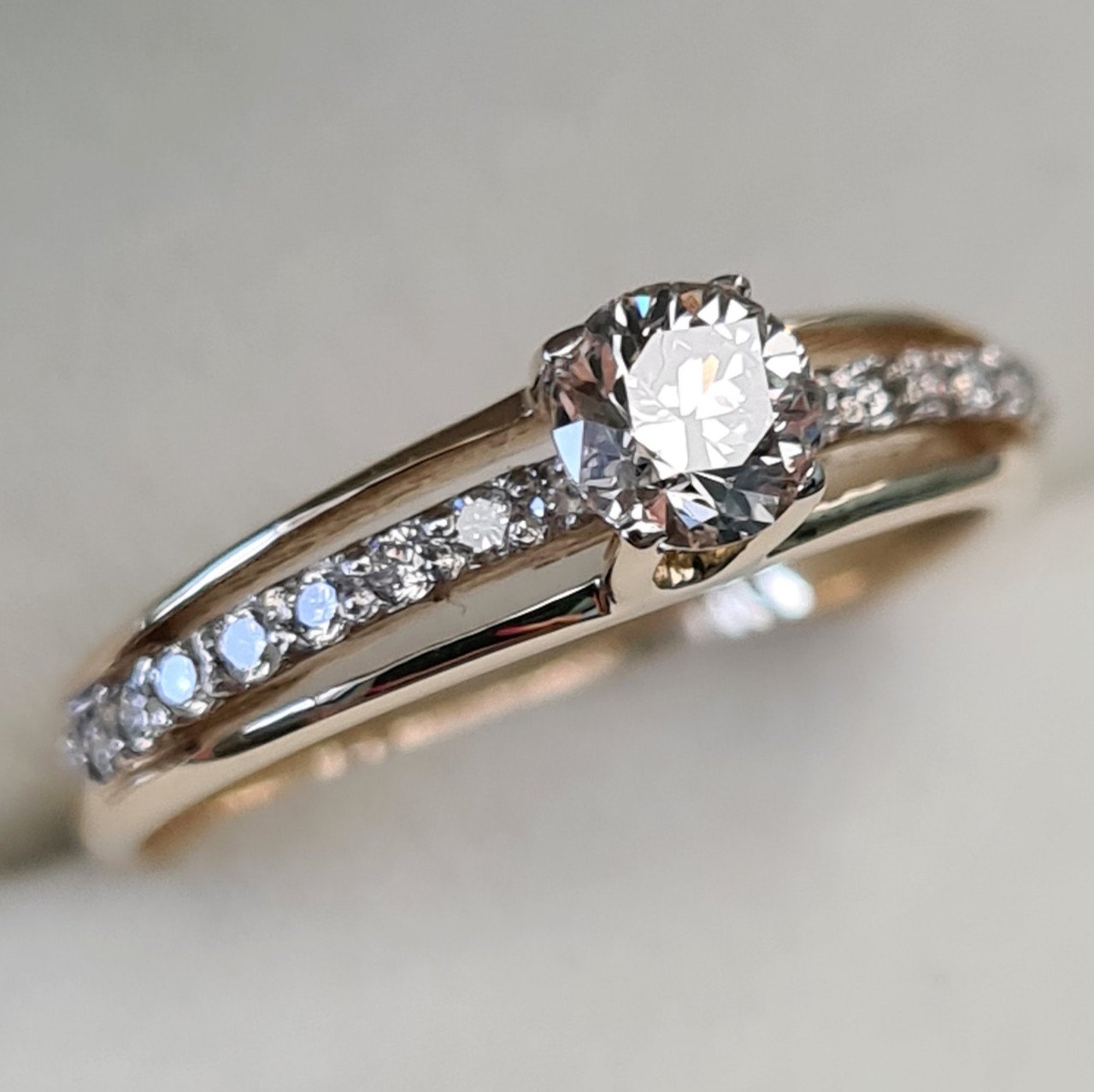 Кольцо Deimantas 93721833 16,5р 2,1гр 0,52ct. купить,NaN