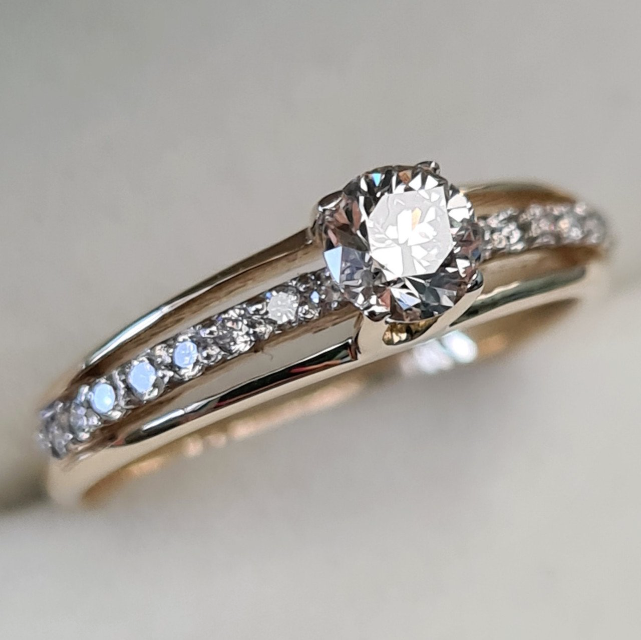 Кольцо Deimantas 93721833 16,5р 2,1гр 0,52ct. купить,NaN