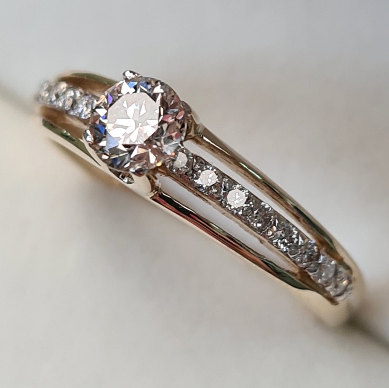 Кольцо Deimantas 93721833 16,5р 2,1гр 0,52ct. купить,NaN