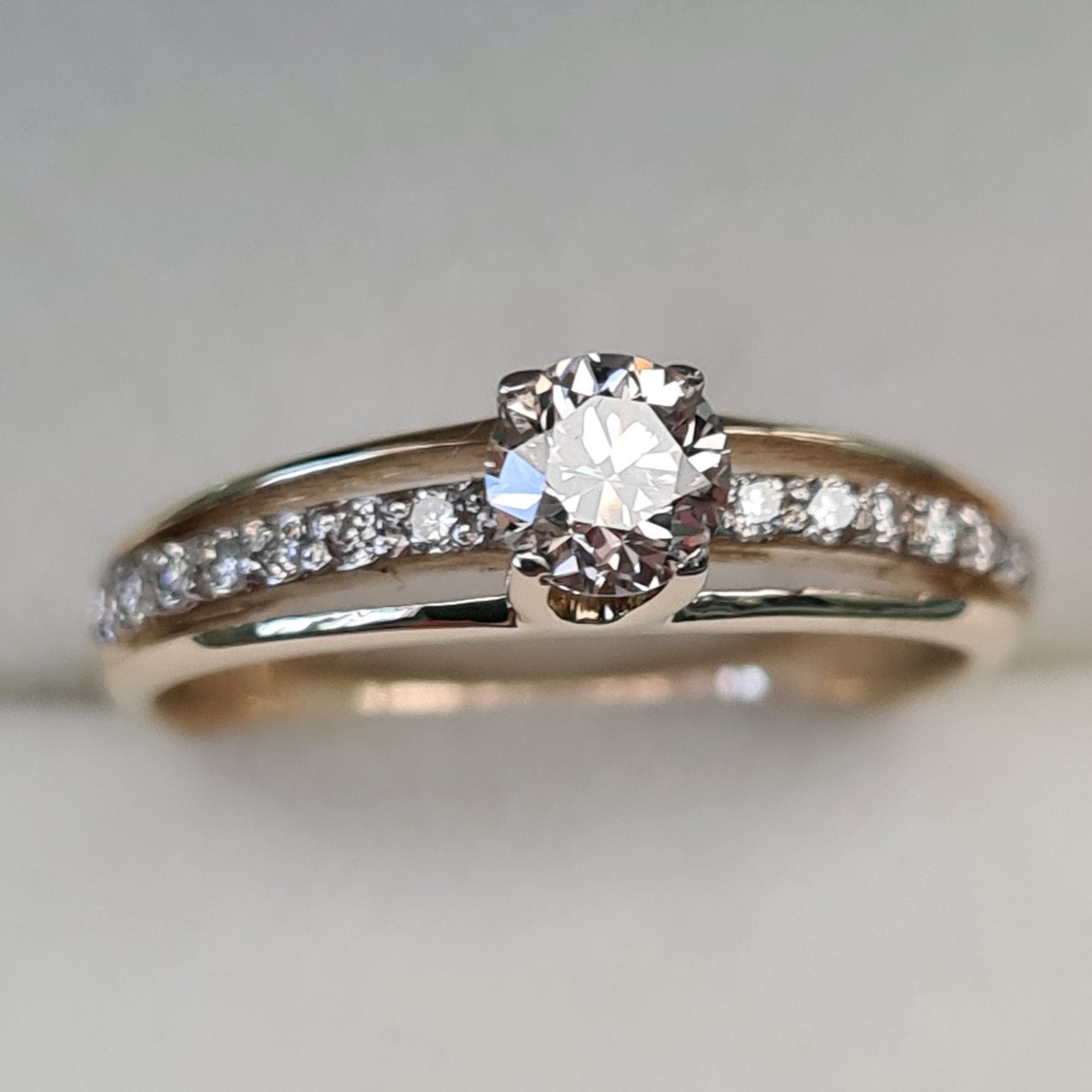 Кольцо Deimantas 93721833 16,5р 2,1гр 0,52ct. купить,NaN