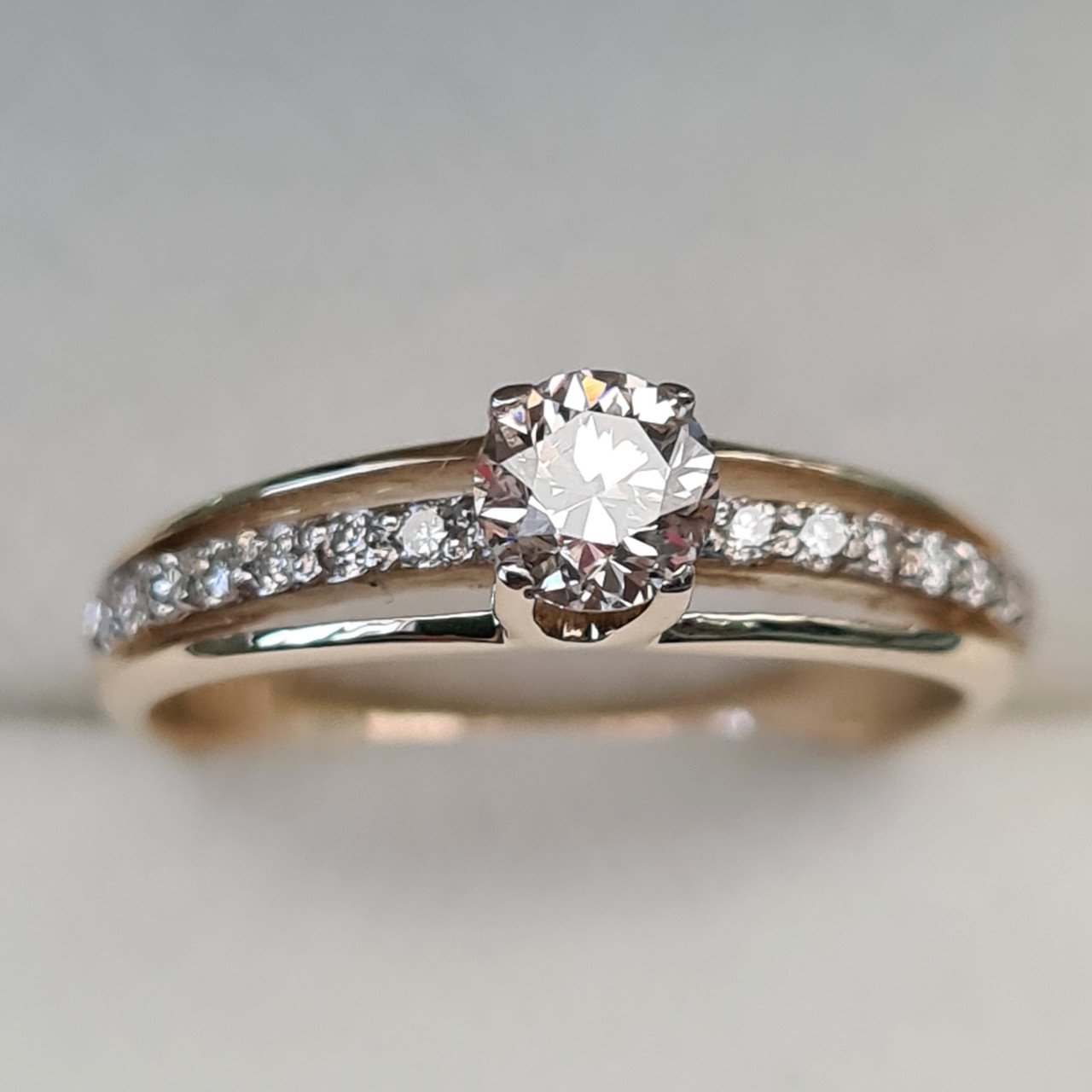 Кольцо Deimantas 93721833 16,5р 2,1гр 0,52ct. купить,NaN