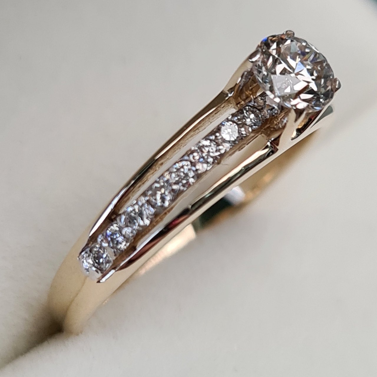 Кольцо Deimantas 93721833 16,5р 2,1гр 0,52ct. купить,NaN