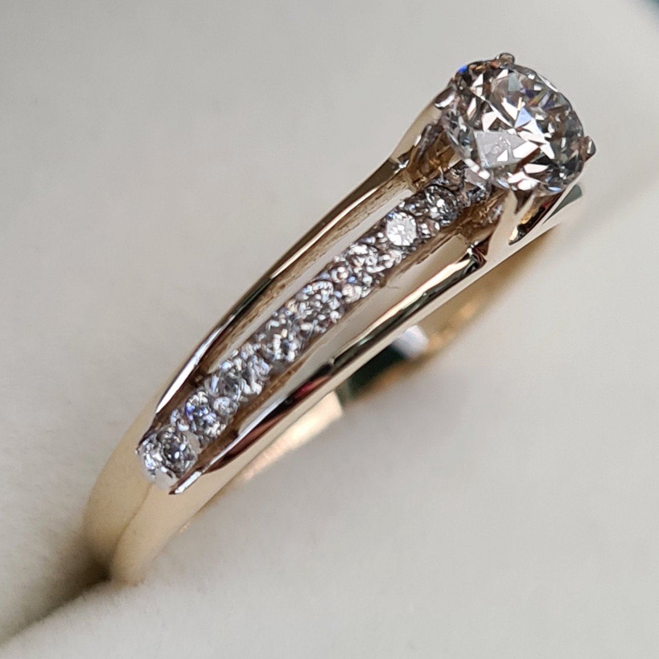 Кольцо Deimantas 93721833 16,5р 2,1гр 0,52ct. купить,NaN