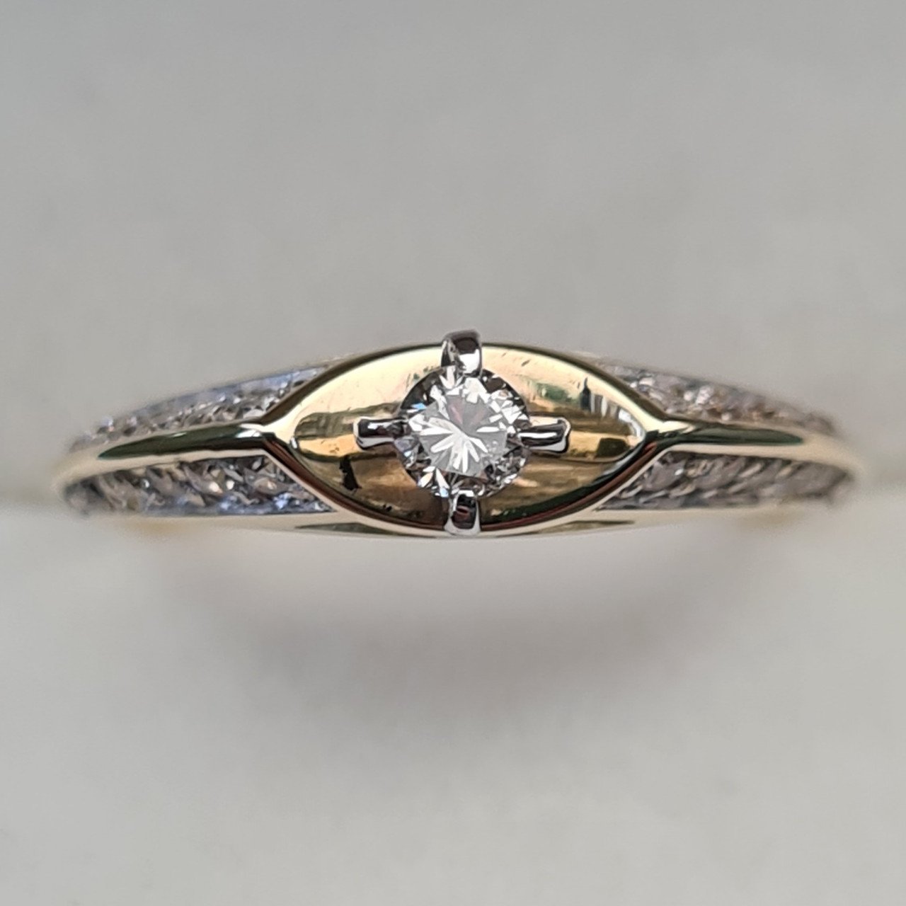 Кольцо Deimantas 93721934 16,5р 1,61гр 0,45ct. купить,NaN