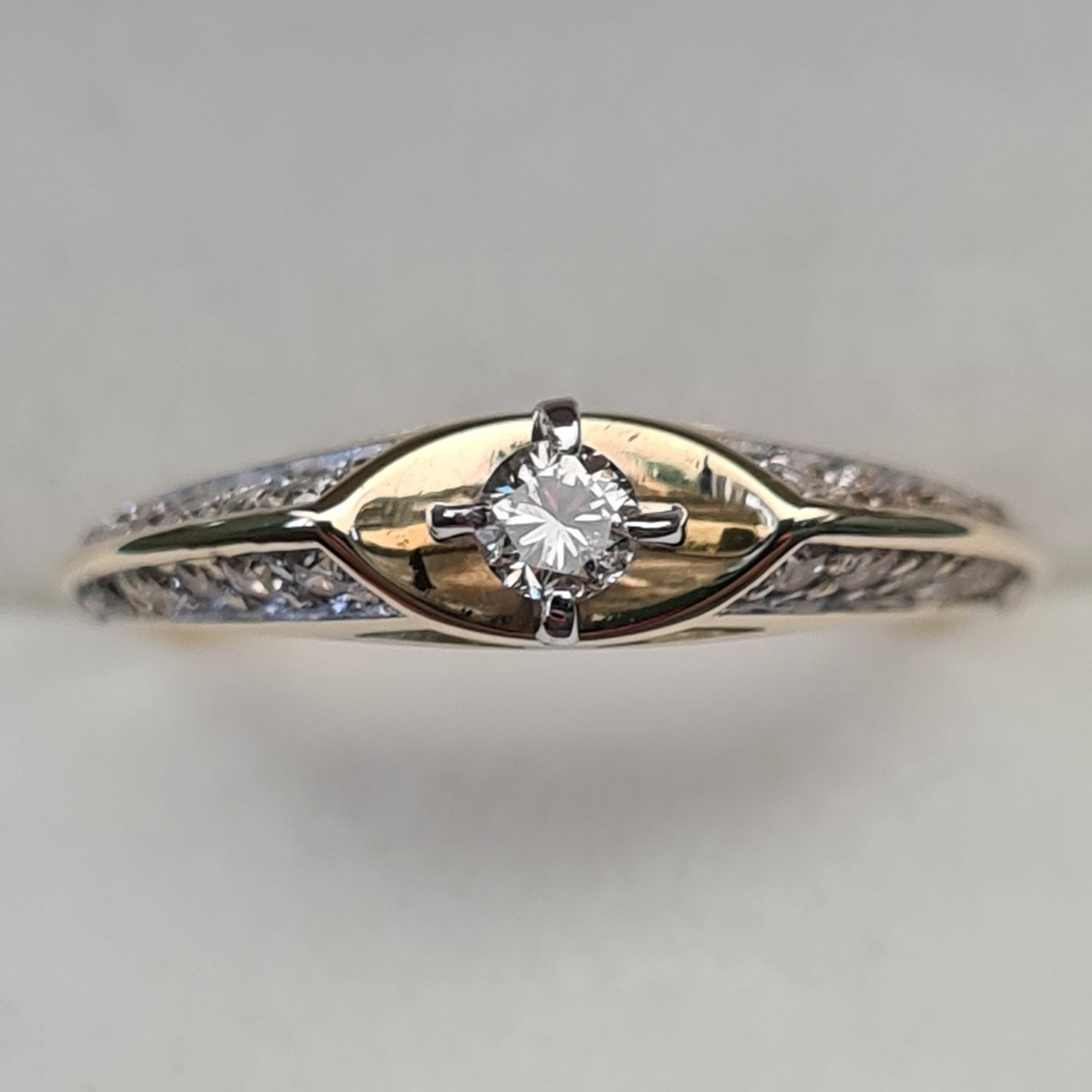 Кольцо Deimantas 93721934 16,5р 1,61гр 0,45ct. купить,NaN