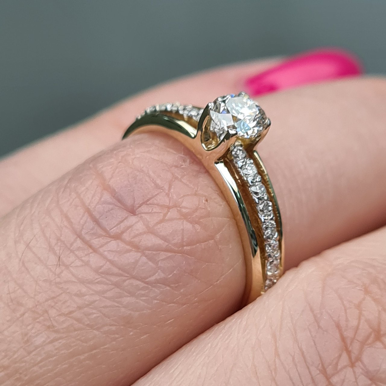 Кольцо Deimantas 93721833 16,5р 2,1гр 0,52ct. купить,NaN