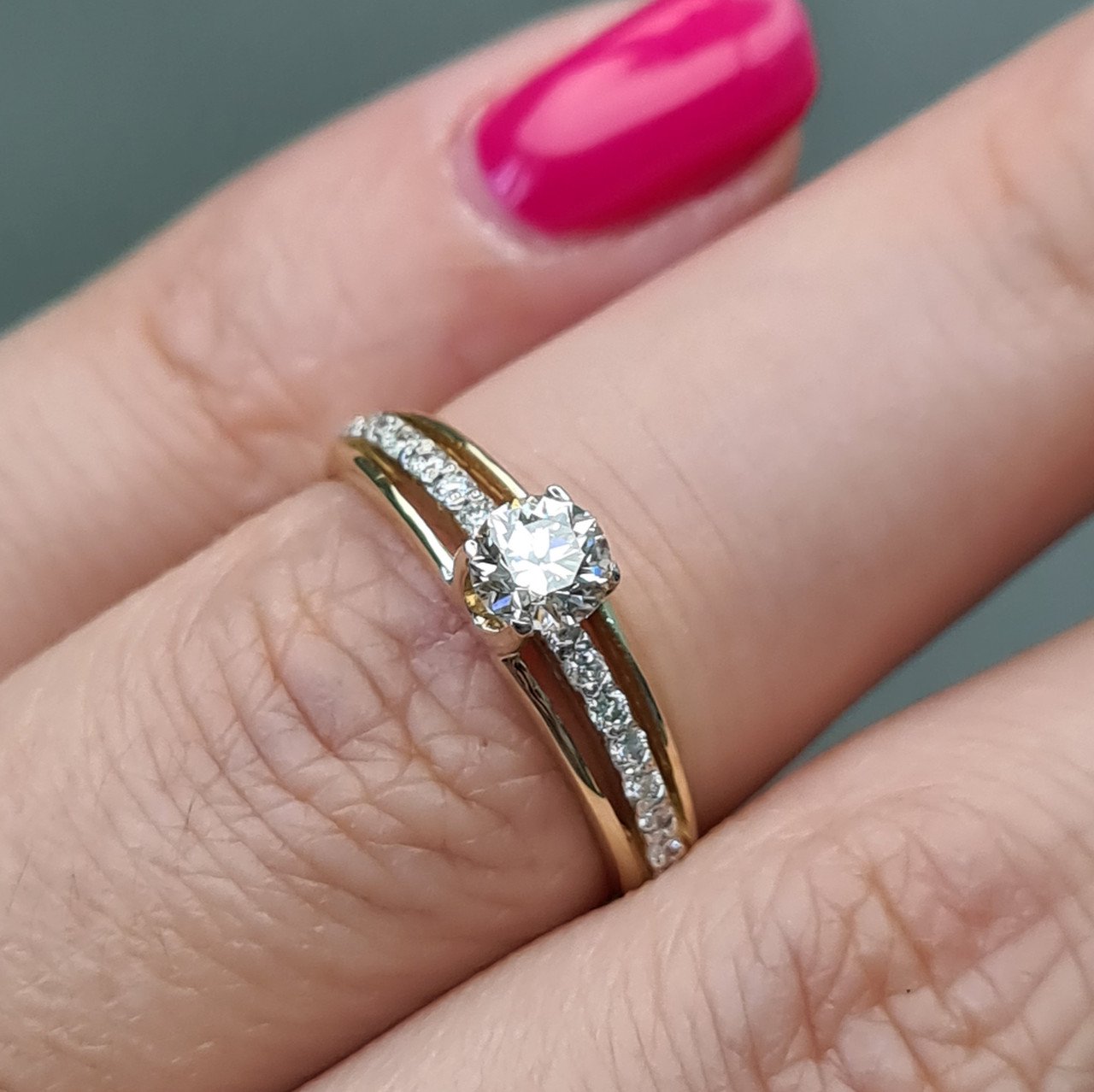 Кольцо Deimantas 93721833 16,5р 2,1гр 0,52ct. купить,NaN