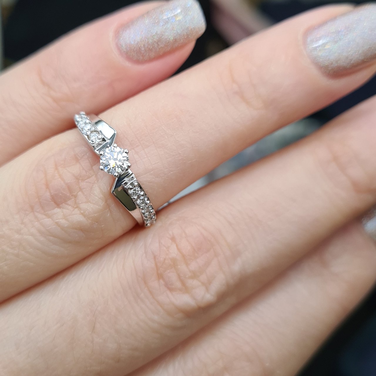 Кольцо Deimantas 98167374 16р 2,61гр 0,34ct. купить,NaN