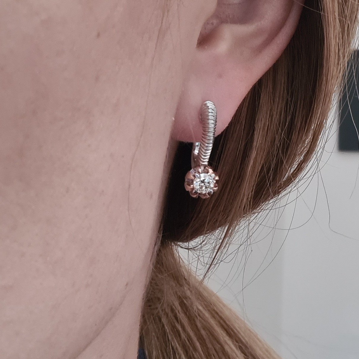 Серьги Deimantas 95968467 6,08гр 0,70ct. купить,NaN