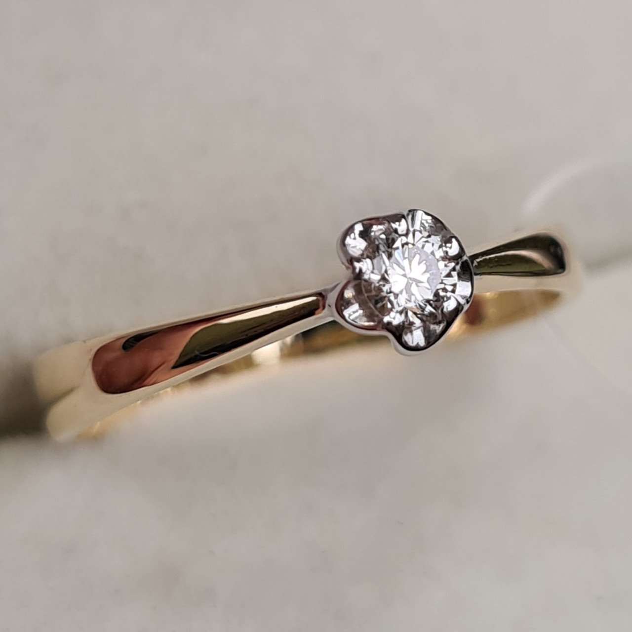 Кольцо Deimantas 98167480 17р 1,51гр 0,109ct. купить,NaN