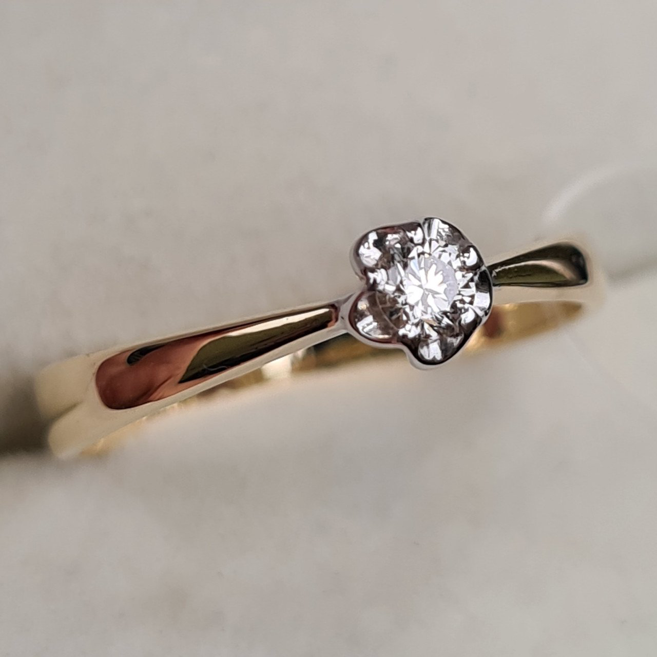 Кольцо Deimantas 98167480 17р 1,51гр 0,109ct. купить,NaN