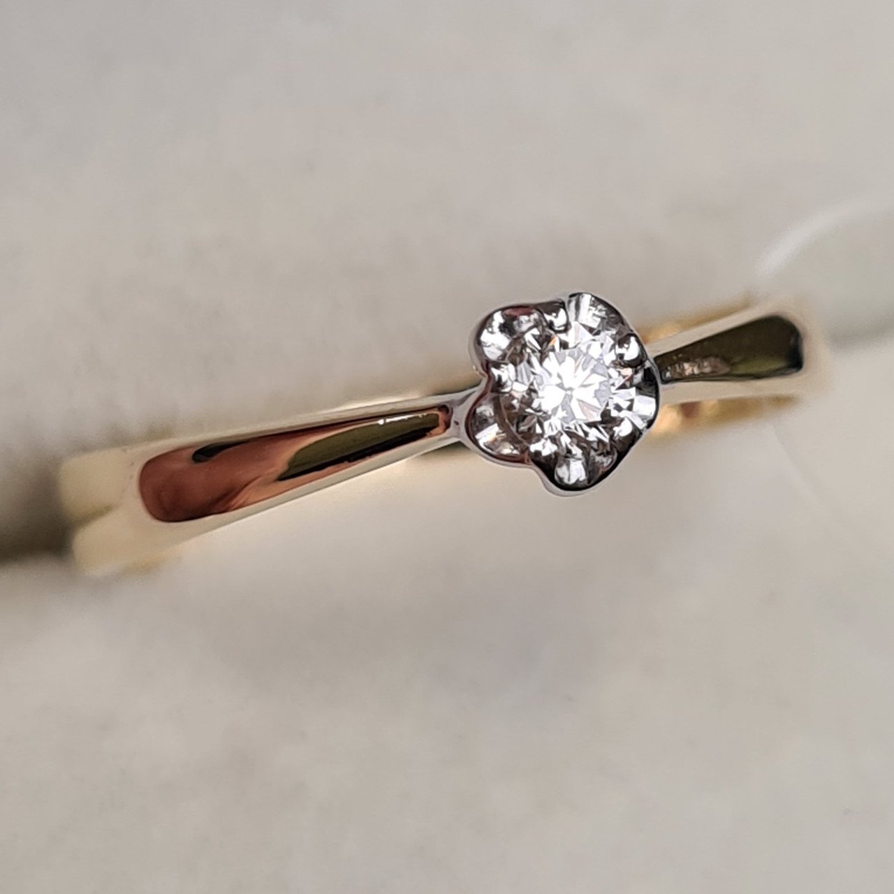 Кольцо Deimantas 98167480 17р 1,51гр 0,109ct. купить,NaN