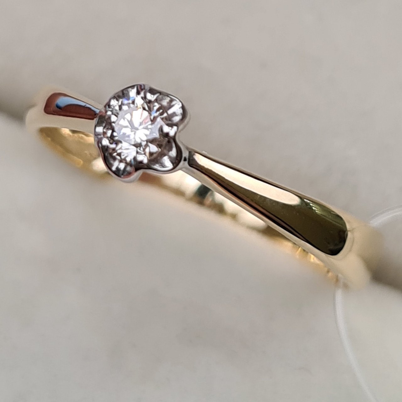 Кольцо Deimantas 98167480 17р 1,51гр 0,109ct. купить,NaN