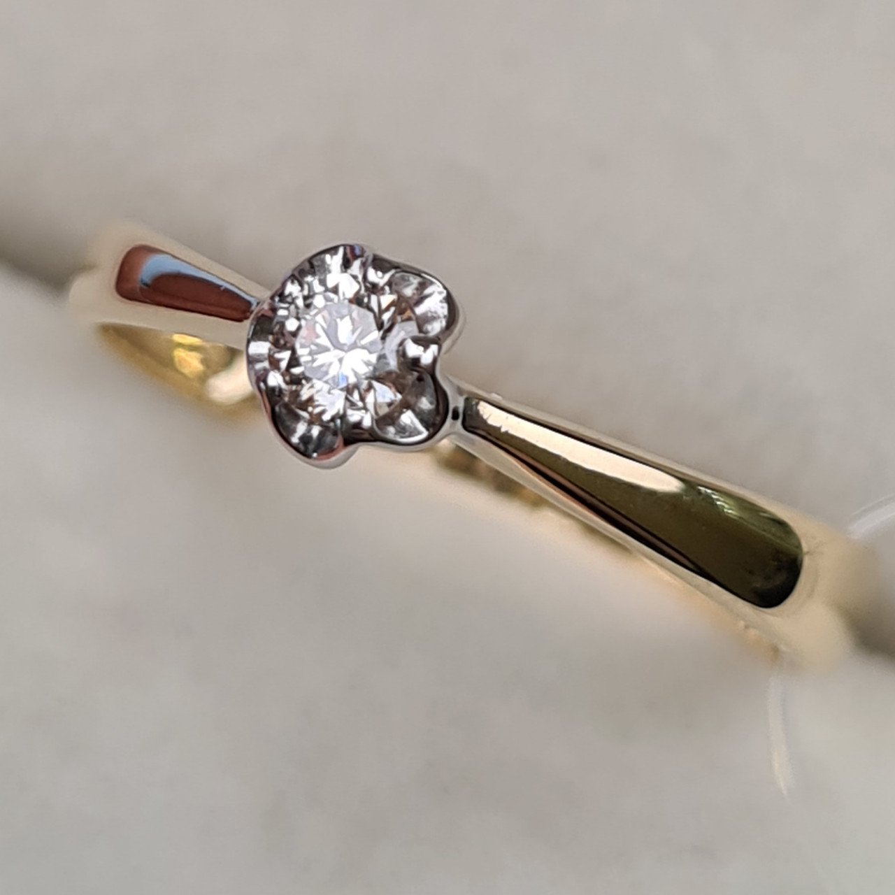 Кольцо Deimantas 98167480 17р 1,51гр 0,109ct. купить,NaN
