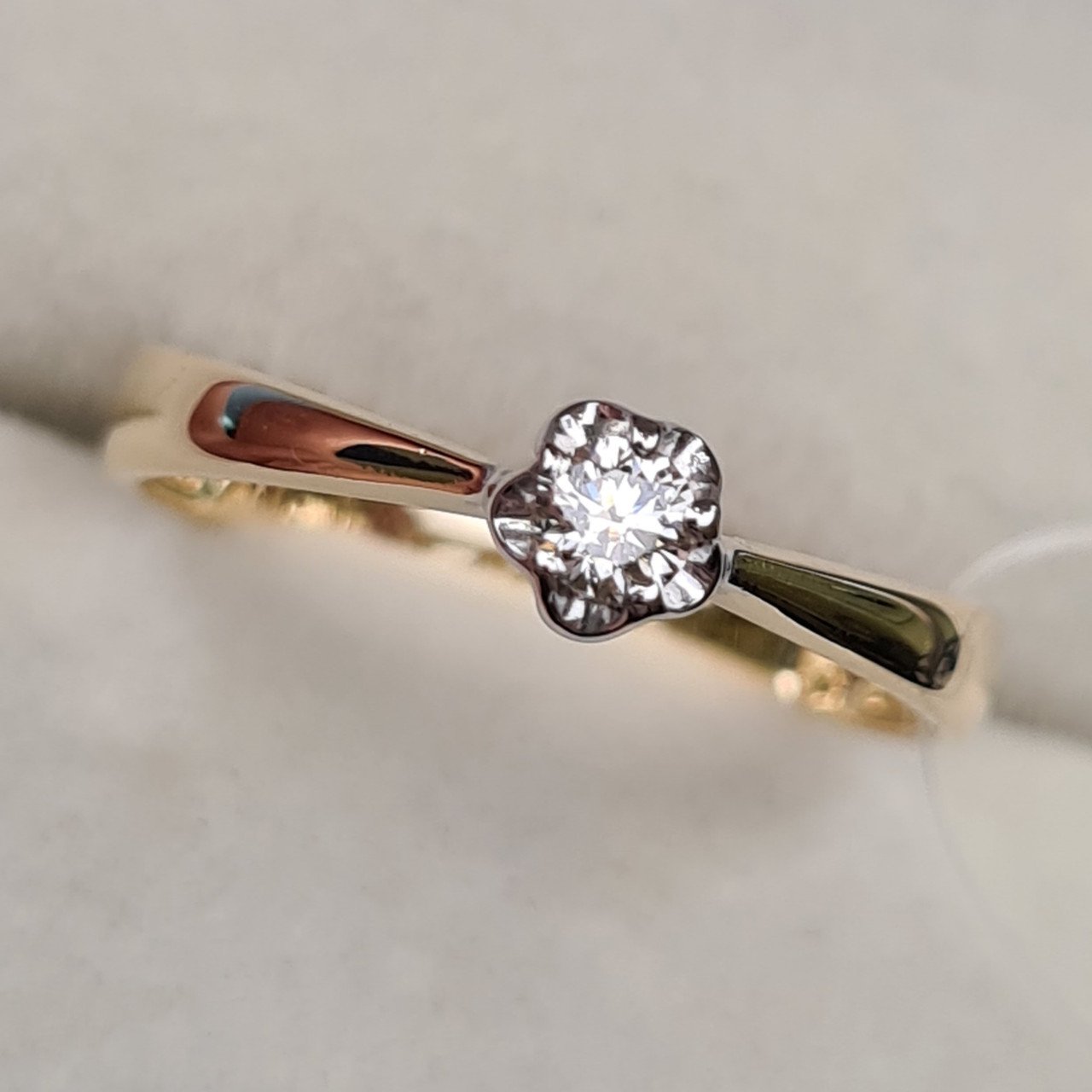 Кольцо Deimantas 98167480 17р 1,51гр 0,109ct. купить,NaN