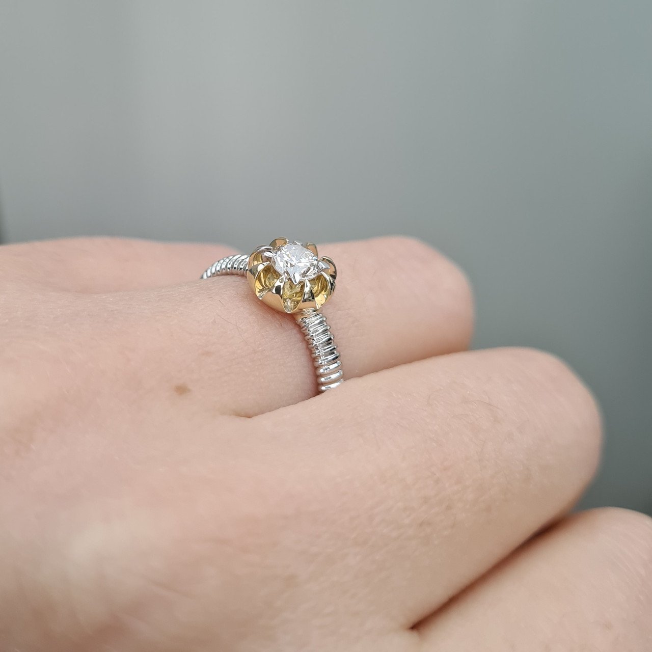 Кольцо Deimantas 95968472 16,5р 3,5гр 0,40ct. купить,NaN