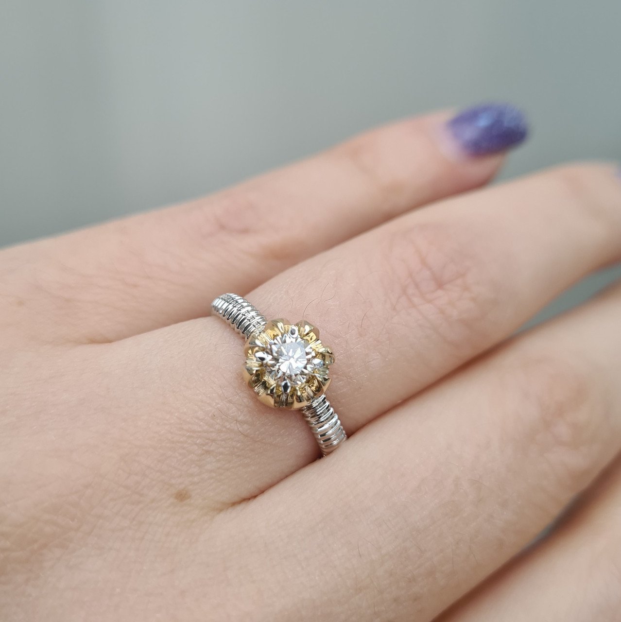 Кольцо Deimantas 95968472 16,5р 3,5гр 0,40ct. купить,NaN