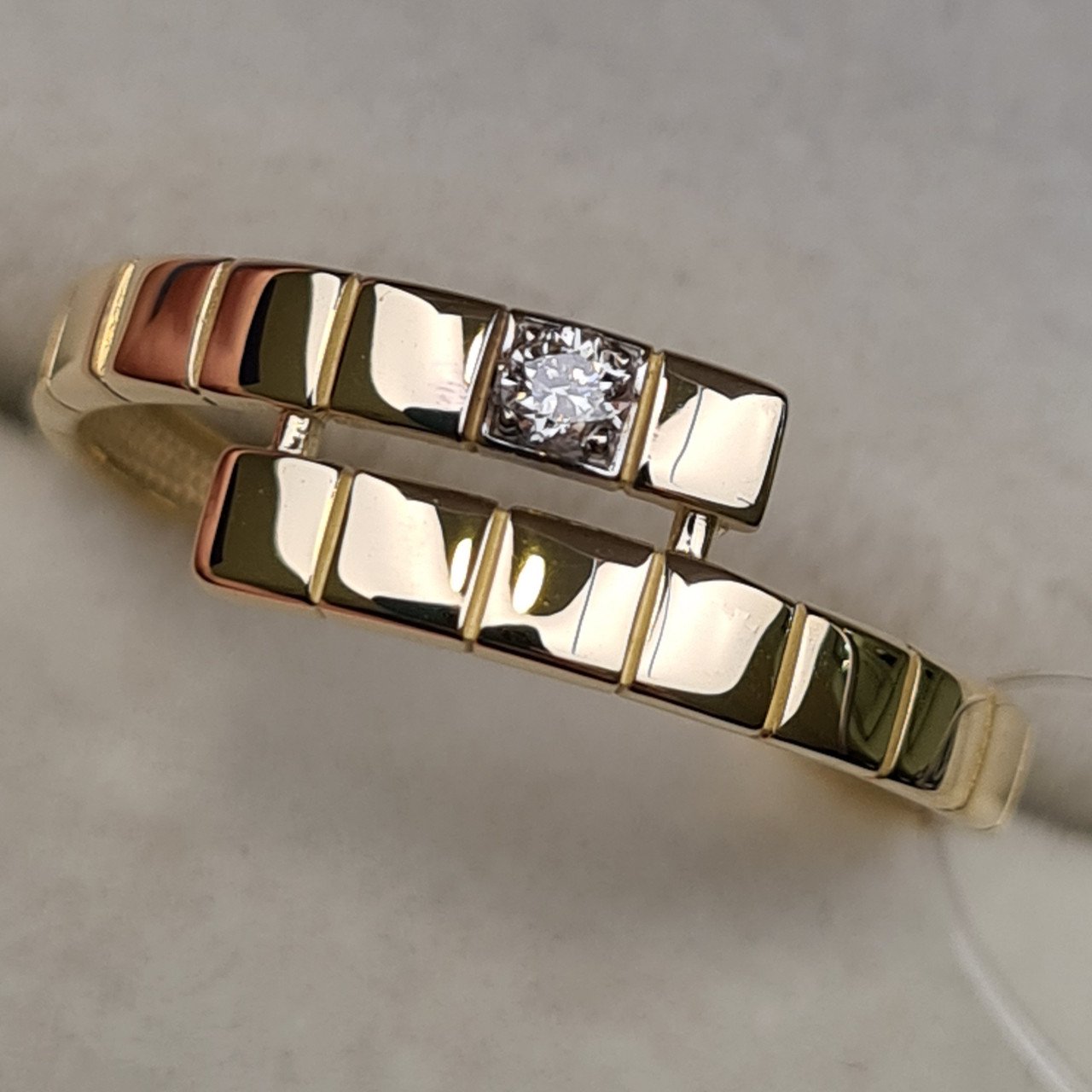 Кольцо Deimantas 98167491 18,5р 1,5гр 0,05ct. купить,NaN