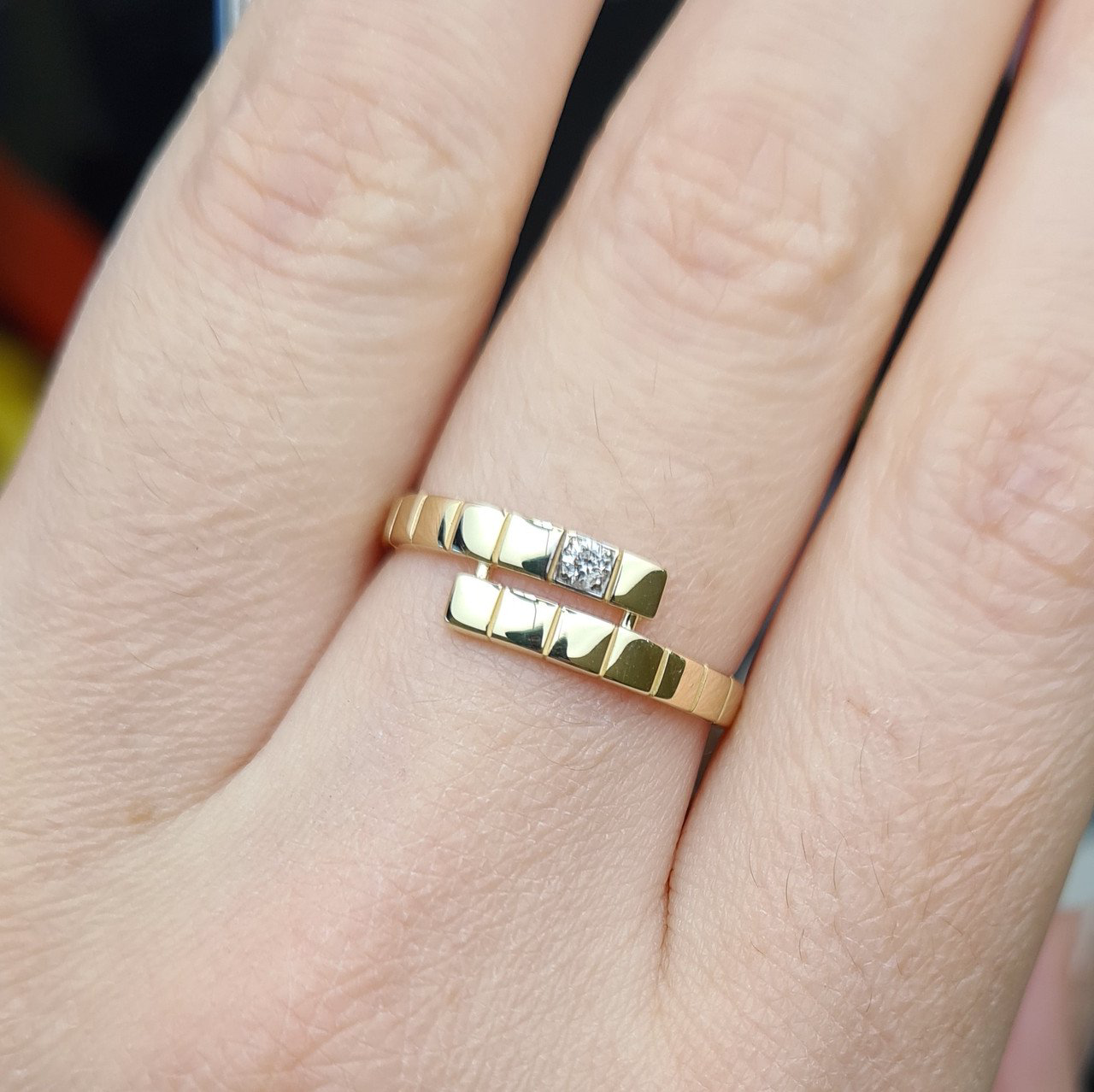 Кольцо Deimantas 98167491 18,5р 1,5гр 0,05ct. купить,NaN
