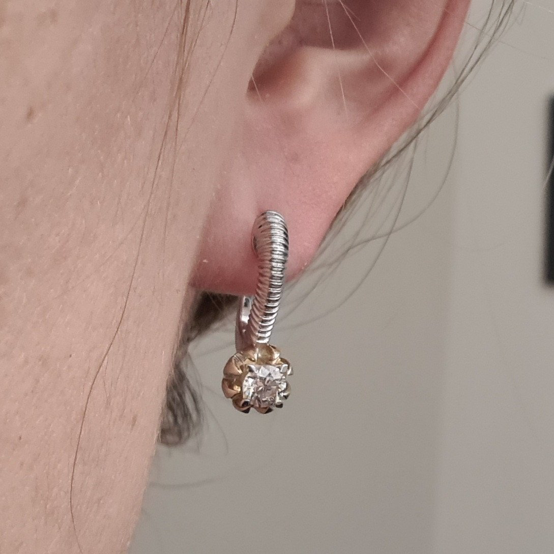 Серьги Deimantas 95968474 6,12гр 0,80ct. купить,NaN