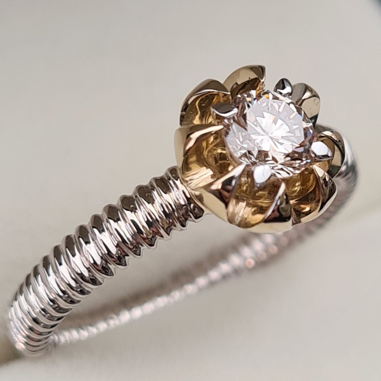 Кольцо Deimantas 95968472 16,5р 3,5гр 0,40ct. купить,NaN